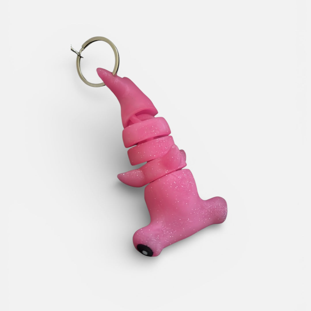 Flexi Animal Keychain